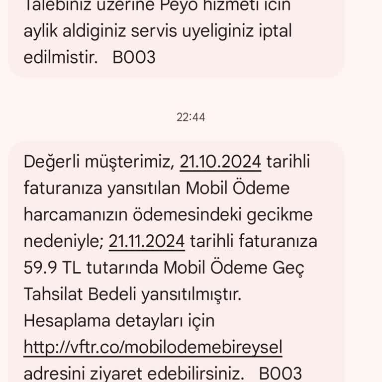 Yanlış Faturalandırma Ve Müşteri Hizmetleri Sorunu