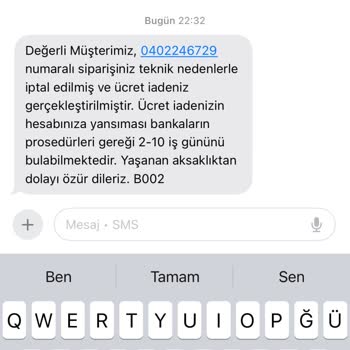 Penti Sipariş İptali Ve Gecikme Sorunu