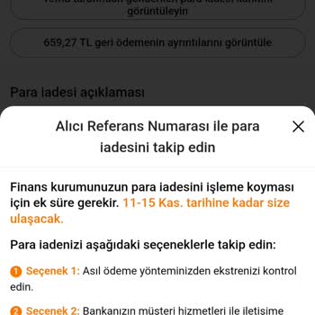 Ücret İadesinde Sorun Yaşadım