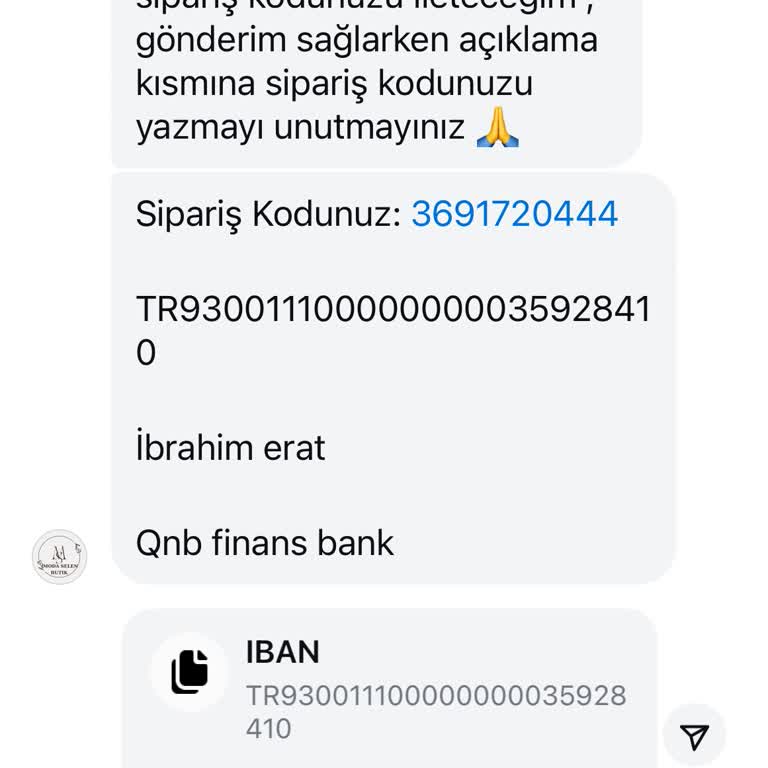 Moda Selen Butik'te Sipariş Sorunu