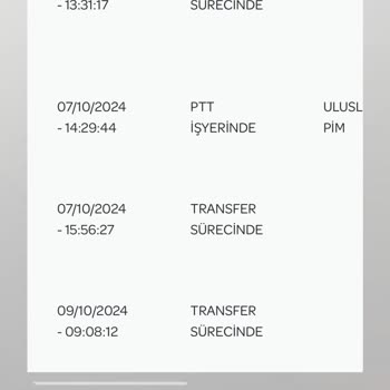 PTT Kargo'da Uzun Süreli Bekleyiş