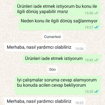 Trenly'den İade Sürecinde İletişim Sorunu