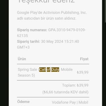 Call Of Duty Mobil Şikayeti
