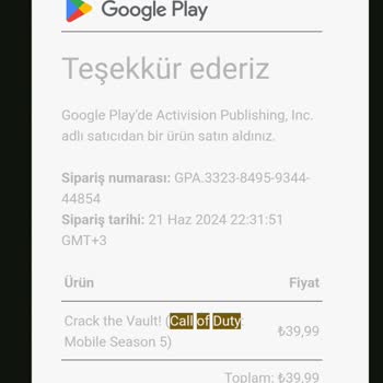 Call Of Duty Mobil Şikayeti