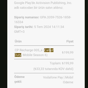 Call Of Duty Mobil Şikayeti
