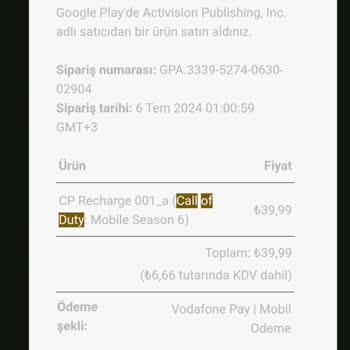 Call Of Duty Mobil Şikayeti