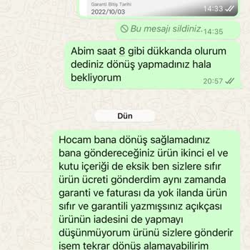 Yanıltıcı Ürün Gönderimi Ve İletişim Eksikliği