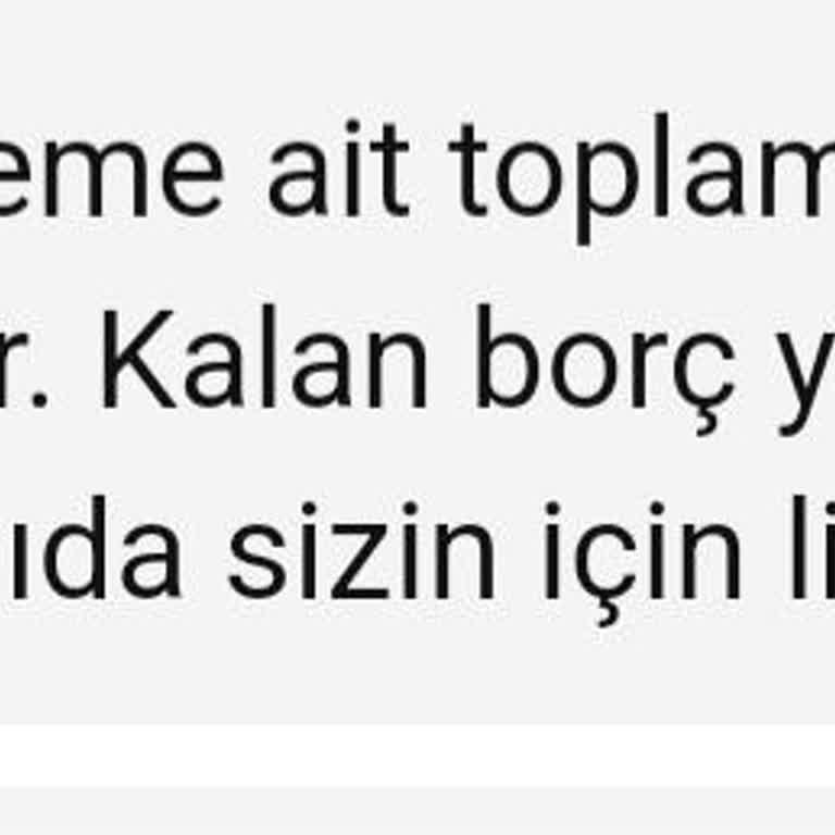 Ödenen Borca Rağmen Yenilenmeyen Kredi Kartı Limiti