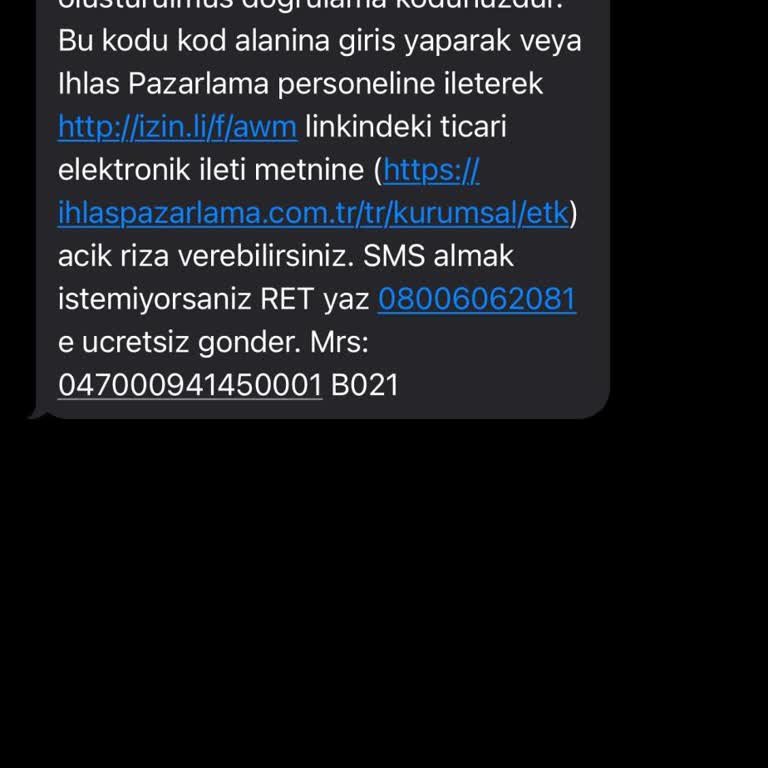 İhlas Pazarlama'dan İzinsiz SMS Ve Kişisel Veri İhlali