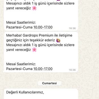 Gardrops'ta Kargo İadesi Ve İletişim Sorunları