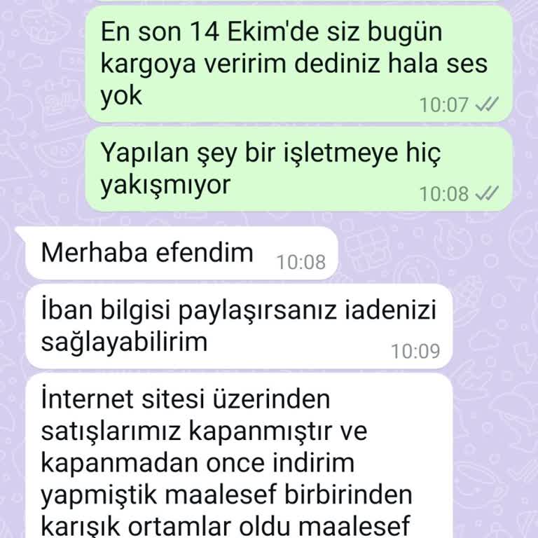 İade Sürecinde İletişim Sorunu Ve Gecikme
