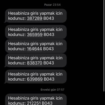 Alotell'den Gece Gelen Anlamsız Mesajlar