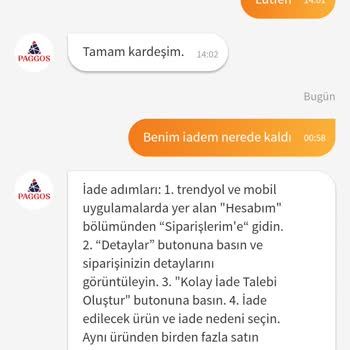 Trendyol'da İade Ve İletişim Sorunu