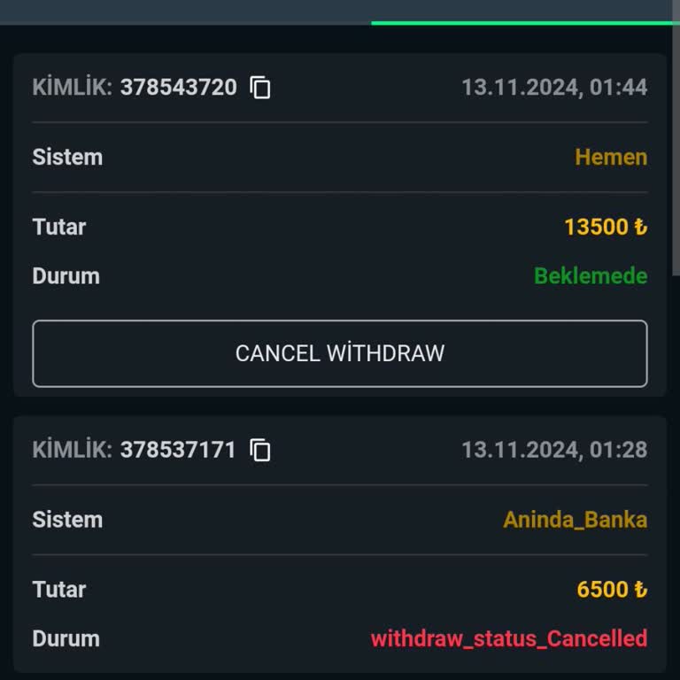Sohobet Çekim Talebi Onaylanmayan Yatırım Sorunu!