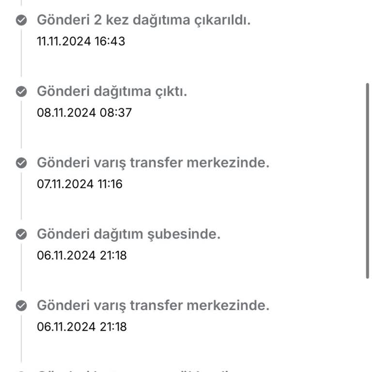 PTT Kargo Teslimatında Yaşanan Gecikme!