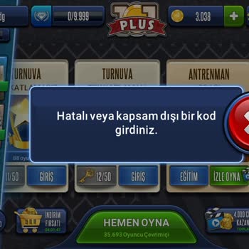 Kazandırio Uygulamasında Çip Yükleme Sorunu