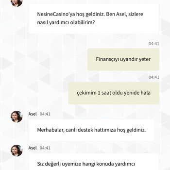 Nesinecasino'da Çekim İşlemi Sorunu