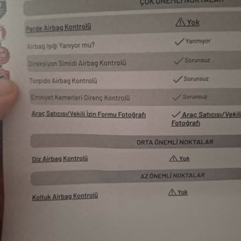 Ekspertiz Raporu Ve Airbag Sorunu