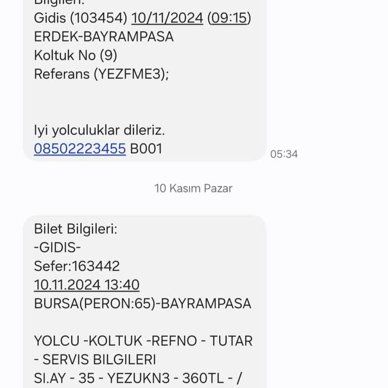 Otobüs Firmasının İletişim Eksikliği Ve Mağduriyet