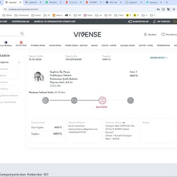 Vivense'den İade Sorunu: Ücret İadesi Yapılmıyor