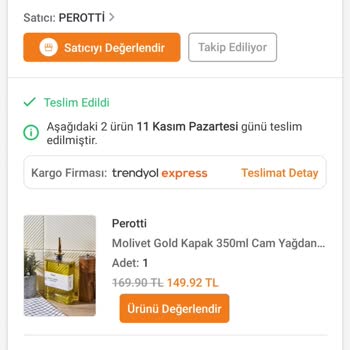 Perotti'nin Kusurlu Ürün Ve Yetersiz Müşteri Hizmeti