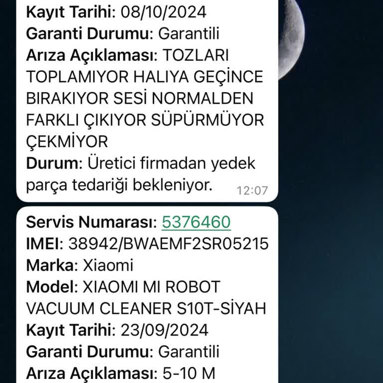 Xiaomi Robot Süpürge Servis Sürecinde Hayal Kırıklığı