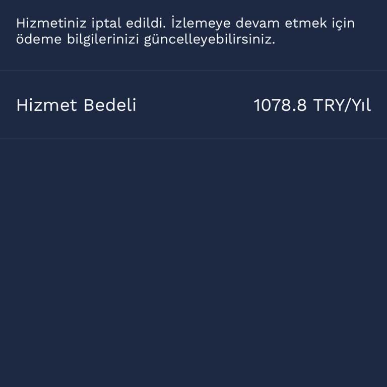 Blutv Üyeliğim İptal Edildi, Param Çekildi Ama Hizmet Yok
