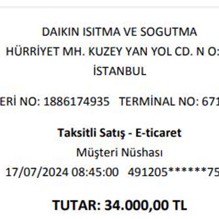 Kampanya Ürünü Teslim Edilmeyen Kombi Alışverişi