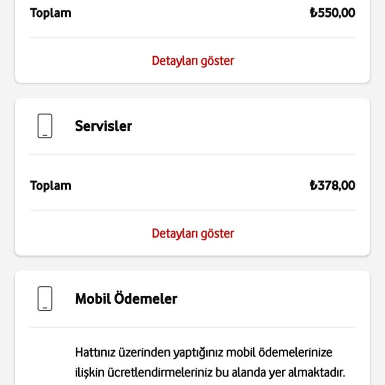 Vodafone Faturasında Gizemli Ücretler