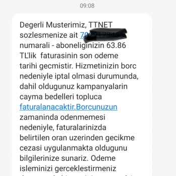 TTNET'ten 2 Yıl Sonra Gelen Beklenmedik Borç Şoku