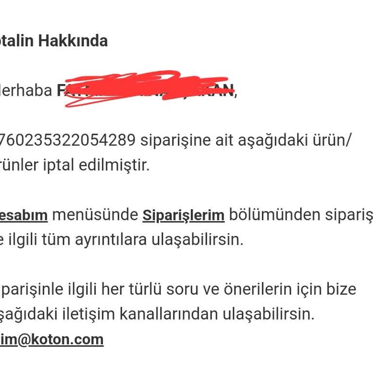 Koton'dan Hayal Kırıklığı: İptal Edilen Kaban Siparişi
