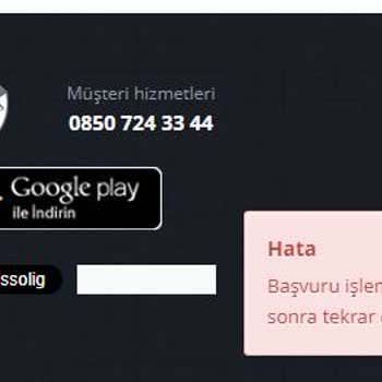 Passolig Kartı Başvurusunda Sürekli Sistem Hatası