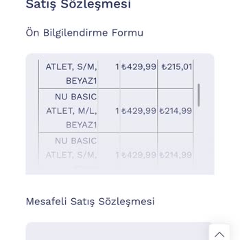 Siparişimdeki Ürün Eksikliği Ve Bilgilendirme Sorunu