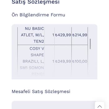 Siparişimdeki Ürün Eksikliği Ve Bilgilendirme Sorunu