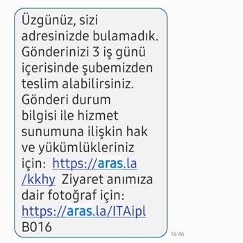 Aras Kargo Teslimat Sorunu Ve Müşteri Mağduriyeti