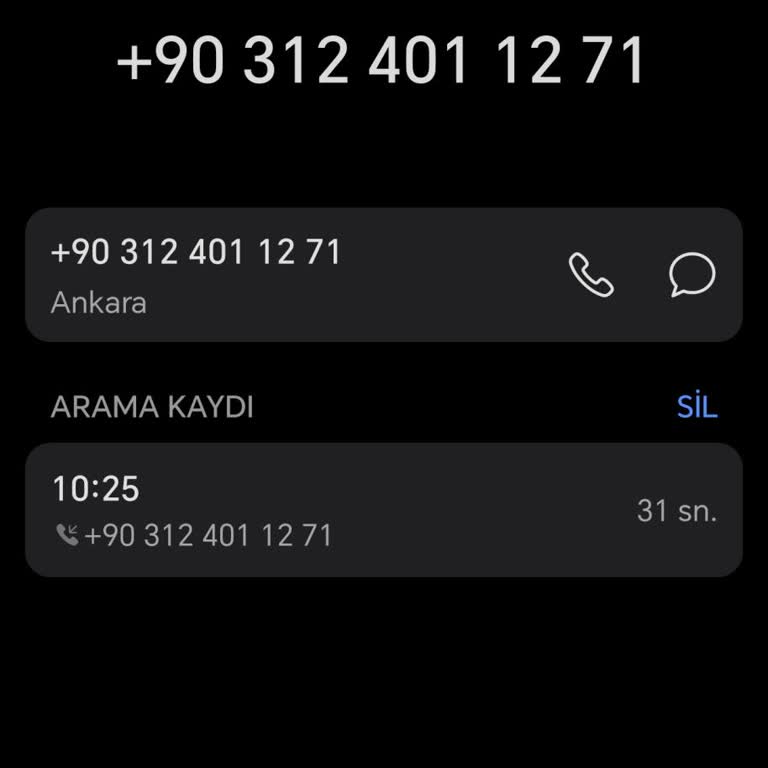 03124011271 Türk Telekom Adına Yanıltıcı Aramalar