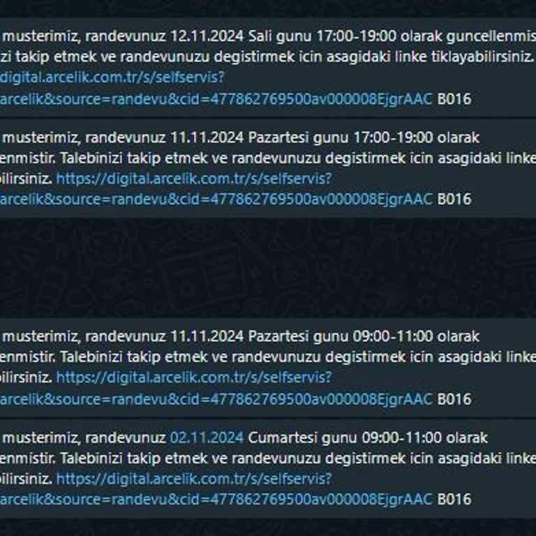 Arçelik Servis Randevularında Sürekli Erteleme Ve Mağduriyet