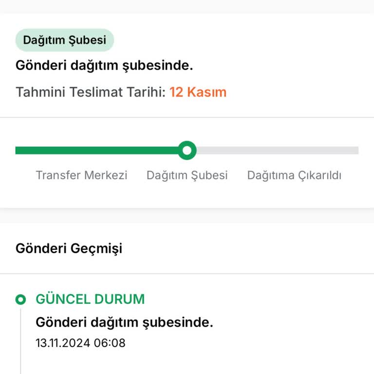 Kargo Teslimatında Büyük Gecikme