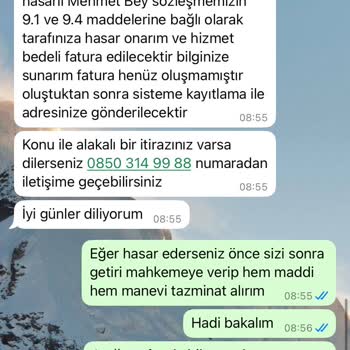 Yanlış Araç Hasar İddiası Ve Haksız Ücret Kesintisi