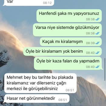 Yanlış Araç Hasar İddiası Ve Haksız Ücret Kesintisi