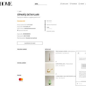 Zara Home Teslimat Sorunu Ve İlgisiz Müşteri Hizmetleri