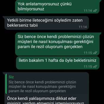 Sipariş Gecikmesi Ve İletişim Sorunları