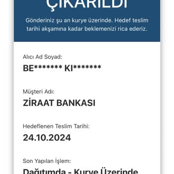 Teslim Edilemeyen Kart Ve İletişim Sorunu