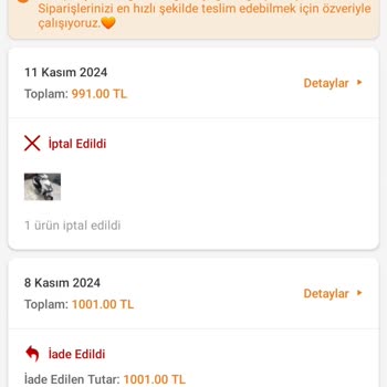 Sipariş İptalleri Ve Stok Sorunu