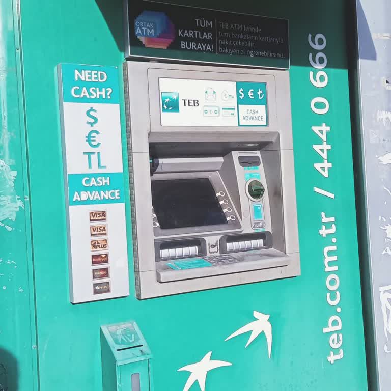 TEB ATM'si 8900 TL'yi Yuttu, Para İadesi 6 Ay Sürebilir