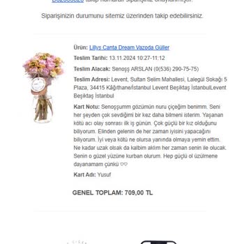 Hayal Kırıklığı: Görseldeki Çiçek Gelmedi