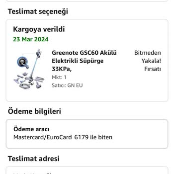 Garanti Kapsamında Parça Talebi