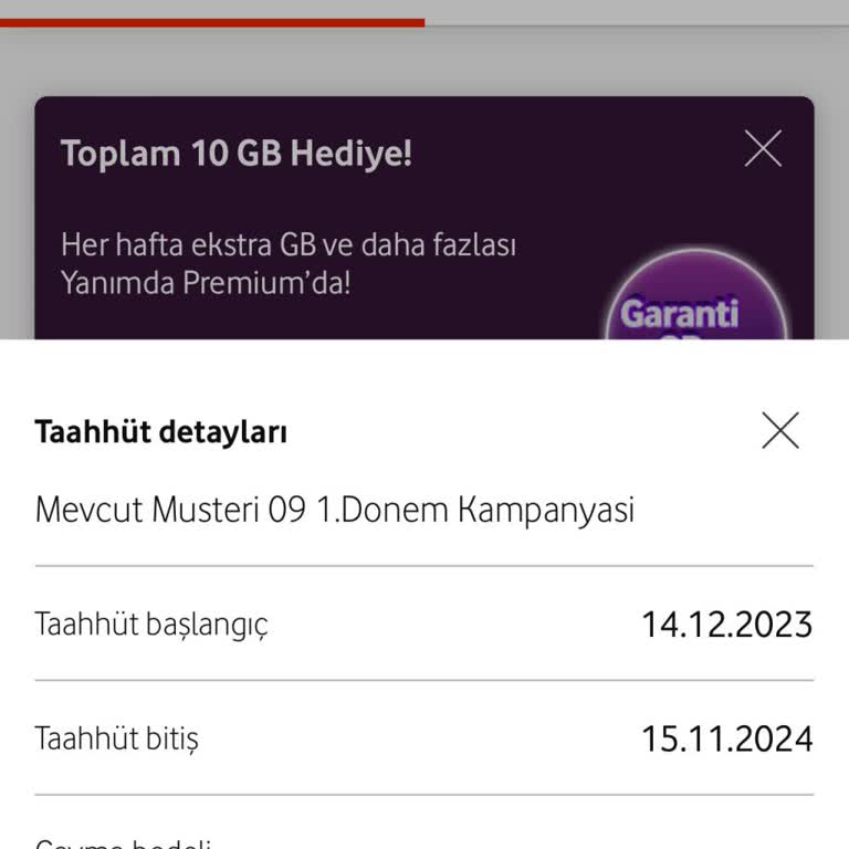 Vodafone'un Tarife Süresini Kısaltma Sorunu