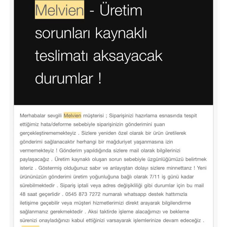 Online Tesettür Giyim Satıcısında İade Sorunu Ve Mağduriyet