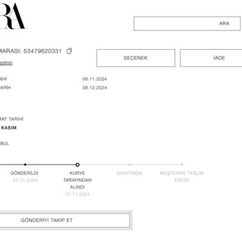 Zara'dan İade Sürecinde Yaşanan Sorunlar